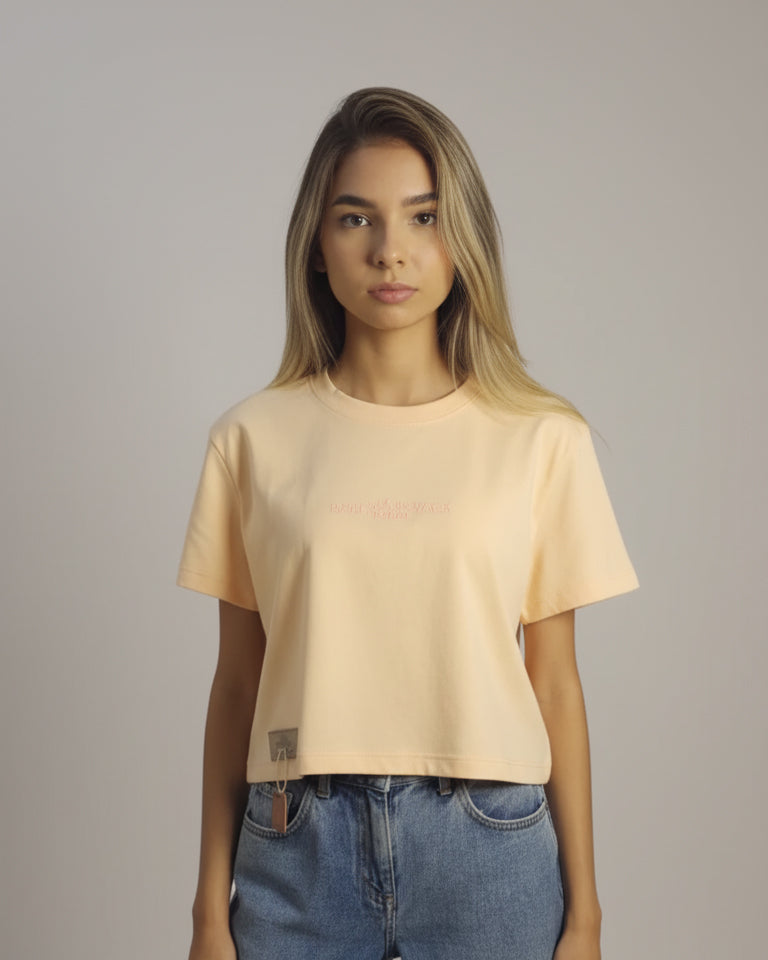 Blusa Crop Durazno