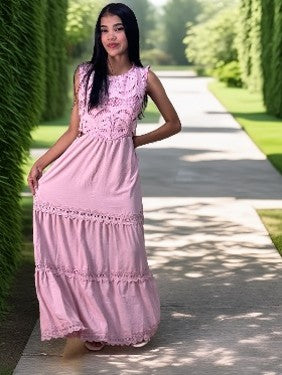 Vestido Encanto Rosé