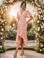 Vestido Rosado "Aura Garden" – Delicadeza y Movimiento