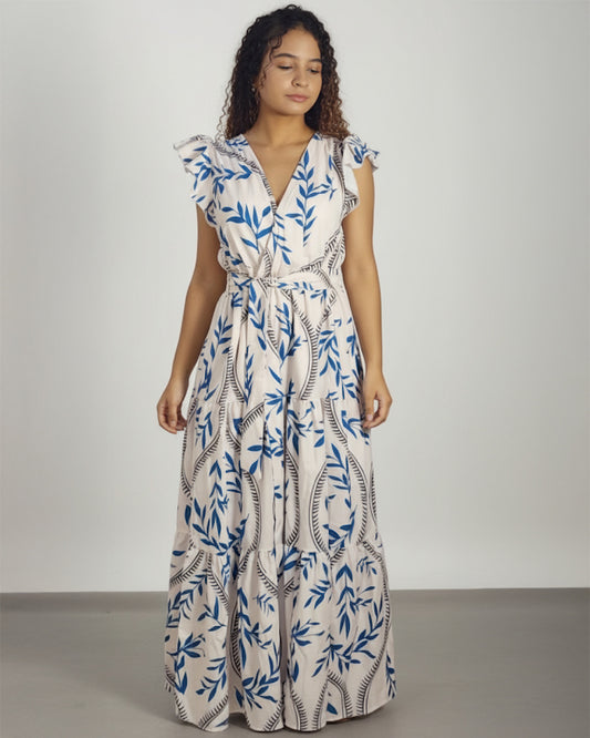 Vestido Bamboo Azul