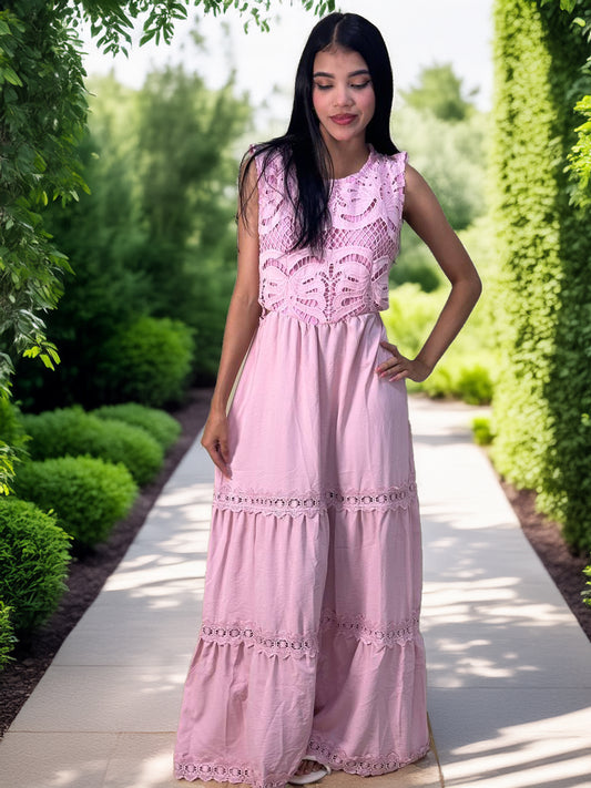 Vestido Encanto Rosé