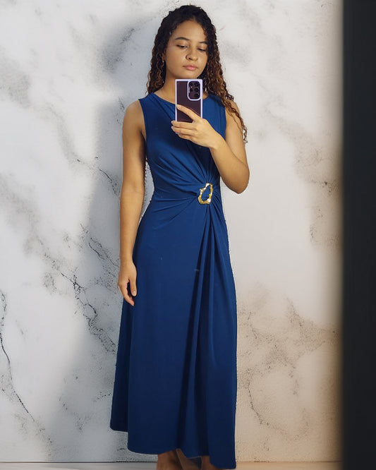 Vestido Elegancia Marina