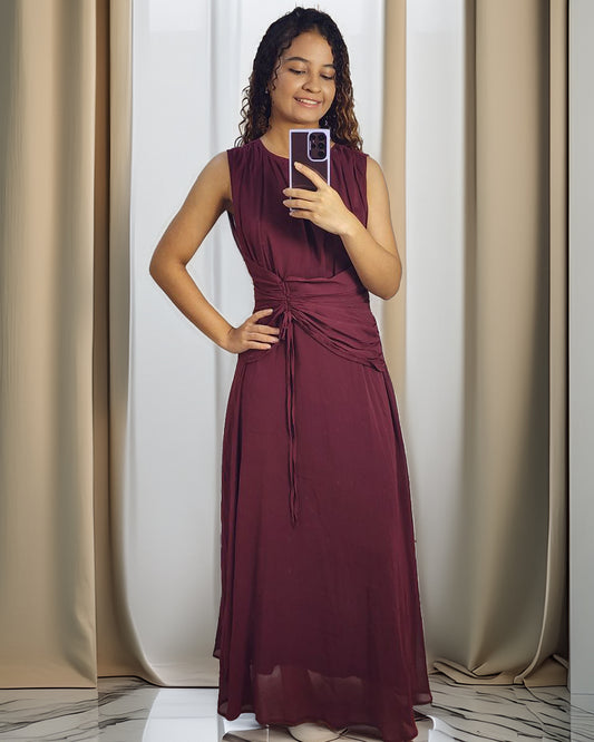 Vestido Encanto Burgundy
