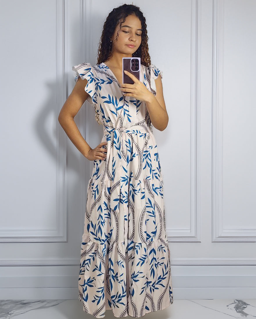 Vestido Bamboo Azul