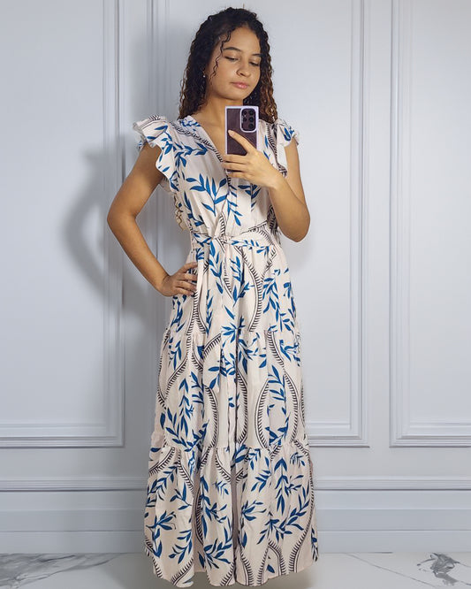 Vestido Bamboo Azul