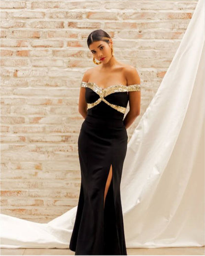 Vestido Black Gold