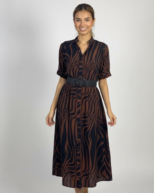 Vestido Safari Chic